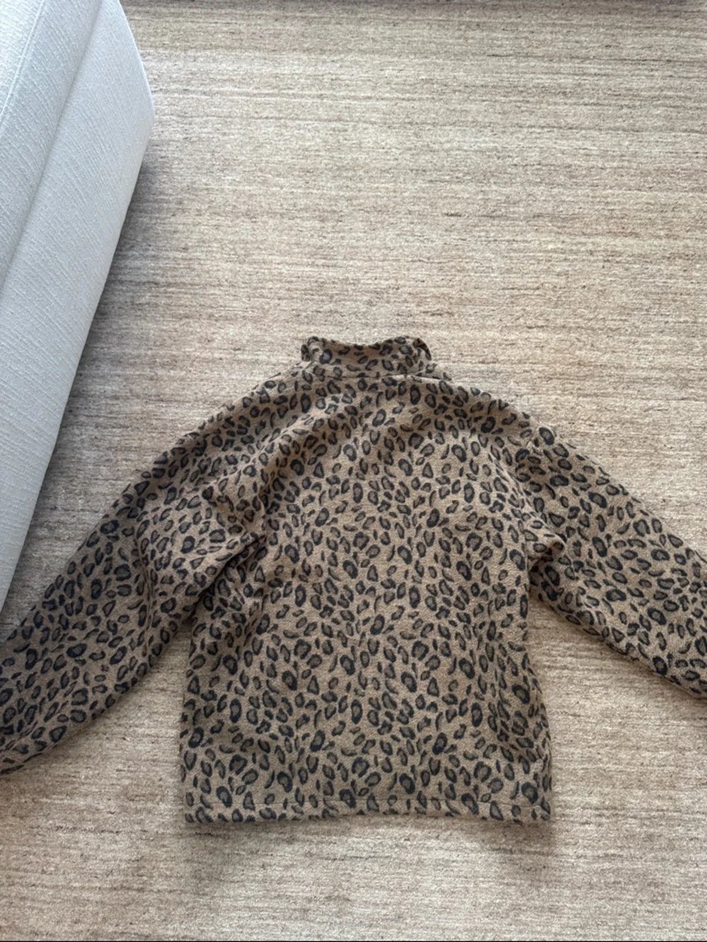 Women’s oversized Leopard Print Zip-Up Jacket